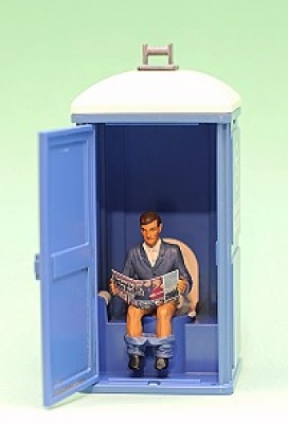 500029 Mann auf Toilette (ohne Häuschen)